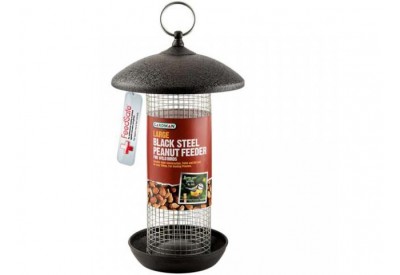 Gardman Black Steel Peanut Feeder for Birds